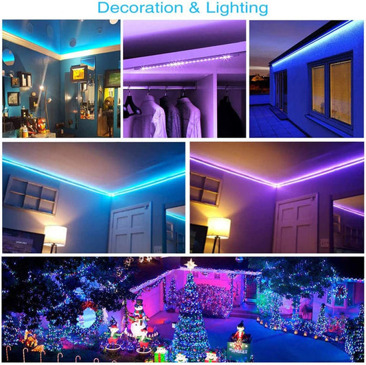 Led Lights for Bedroom, 32.8Ft Led Strip Lights RGB Color Changing Strip Light with Remote Control, Led Light for Room Decor, Home Decor
